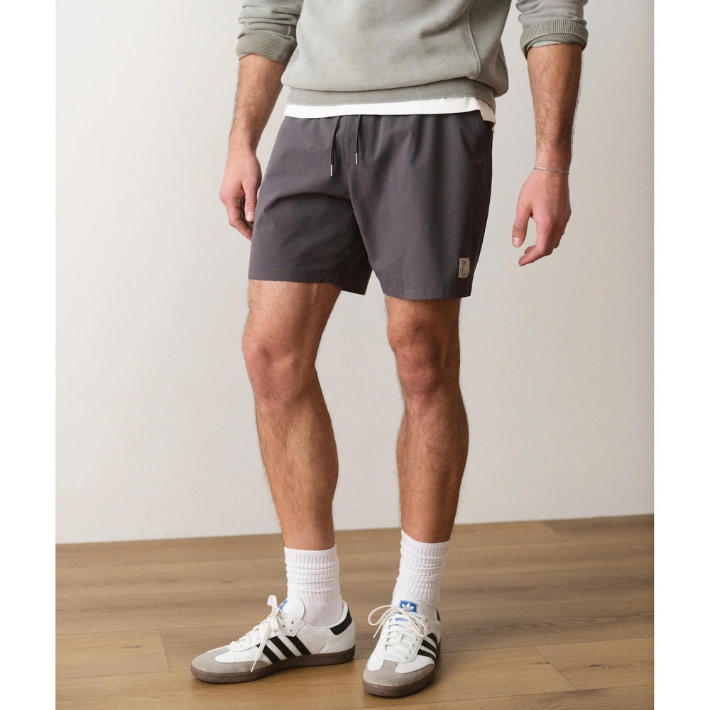 Marine Layer Lined Sport & Swim Short Asphalt Medium New With Tags
